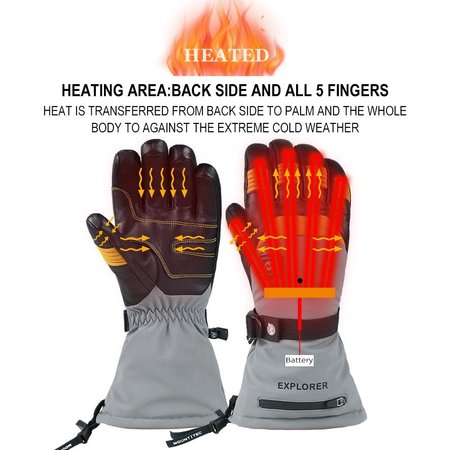 Mount Tec Mount Tec Performance Heated Gloves Explorer 5, Size XL MT61564